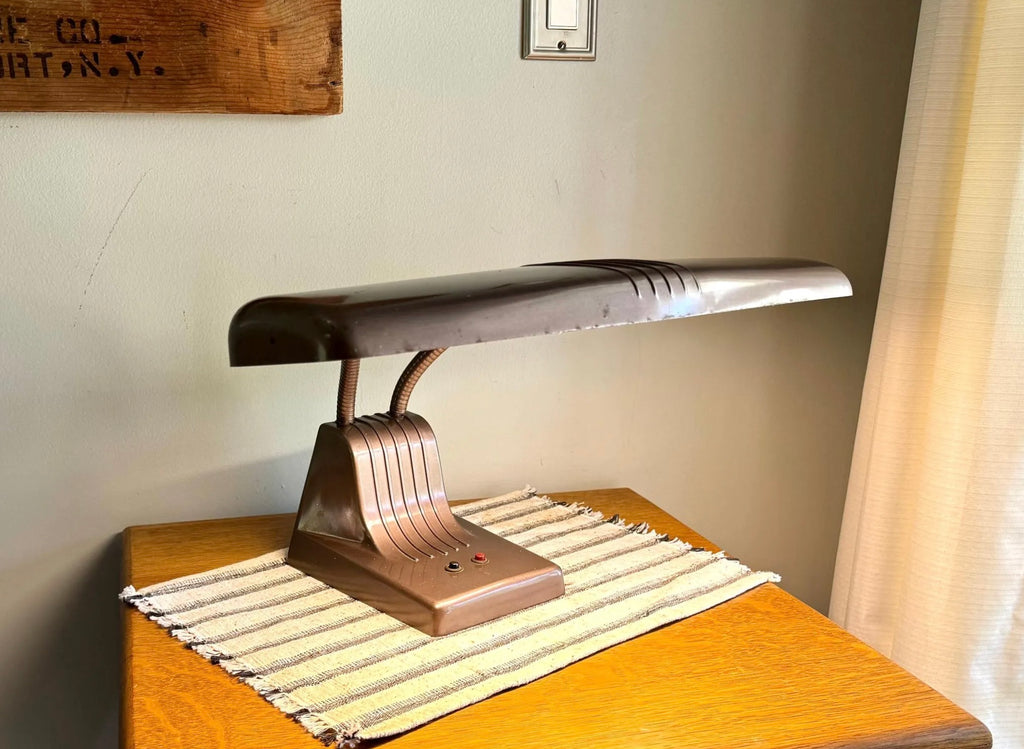 Vtg Dazor 1000 Desk Lamp | Industrial Drafting Lamp | Floating Arm Table lamp | Dazor Mid Century Task Lamp| Adjustable Dazor Model 1000