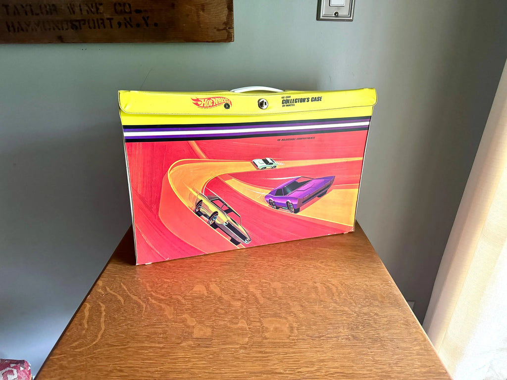 Vtg 1968 Redline Hot Wheels Collector's Case| 48 Compartment Hot Wheels Case | 60's Hot Wheels Collector's Case | Mattel Hot Wheels Case