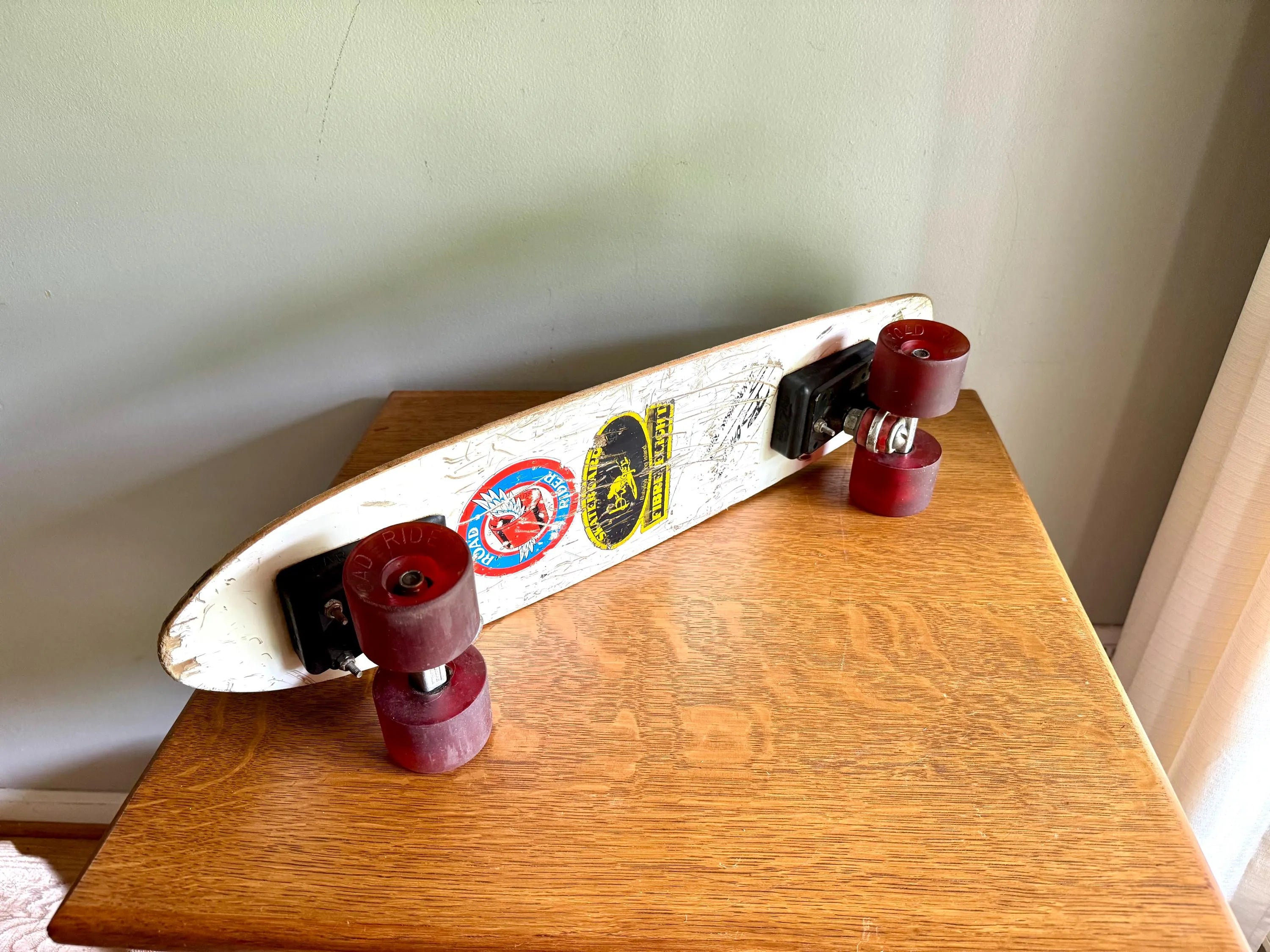 Gordan & Smith Fibreflex Skate Board  | Vintage G and S Fibre Flex Skateboard | ACS-430 Trucks With Road Rider Wheels | 70's Skateboard