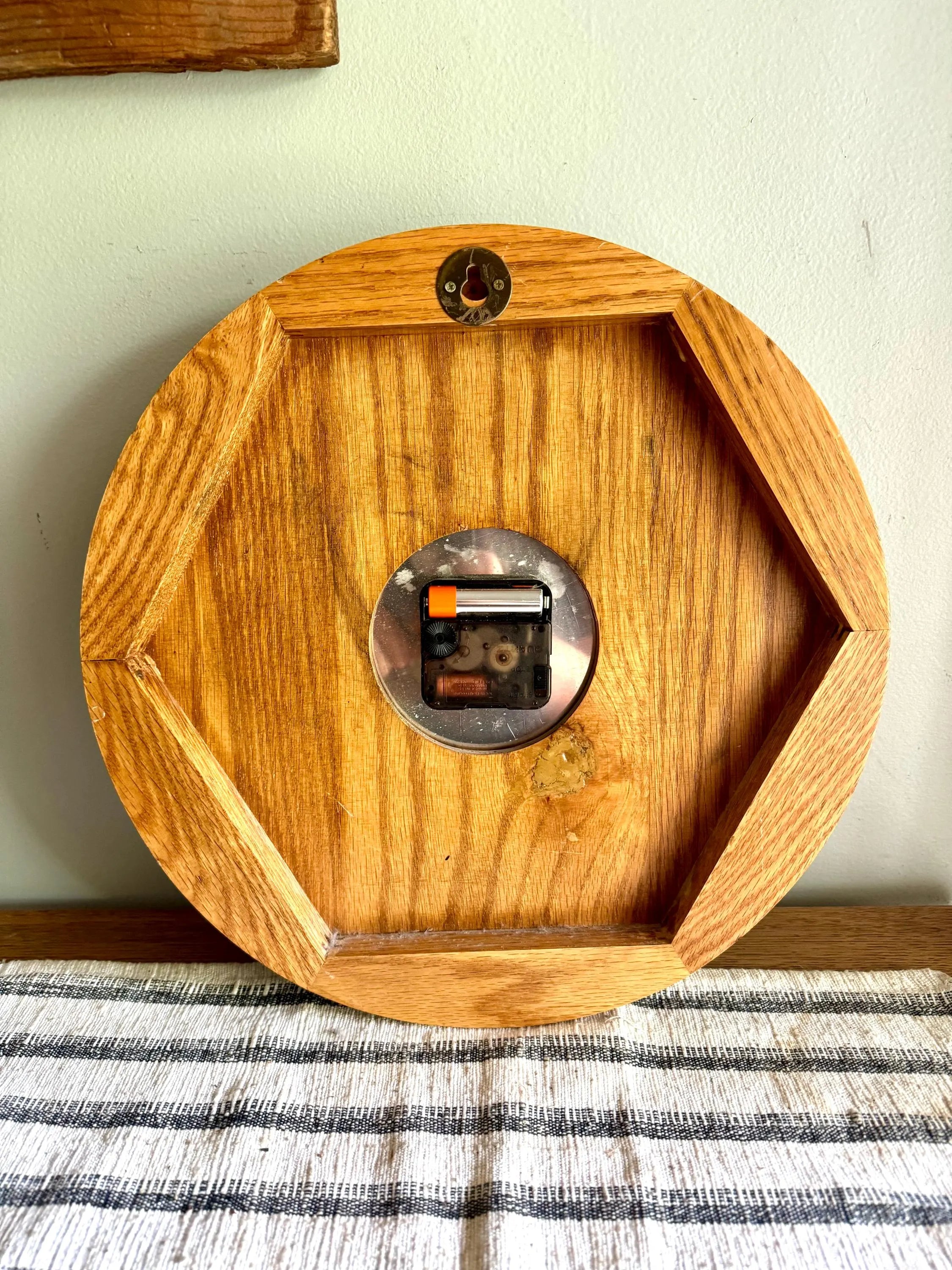 Vtg Bell Clock Co. Ship's Clock | Quartz Nautical Port Hole Hanging Clock | Brass Ship's Port Hole Clock | Brass Nautical Ship's Clock