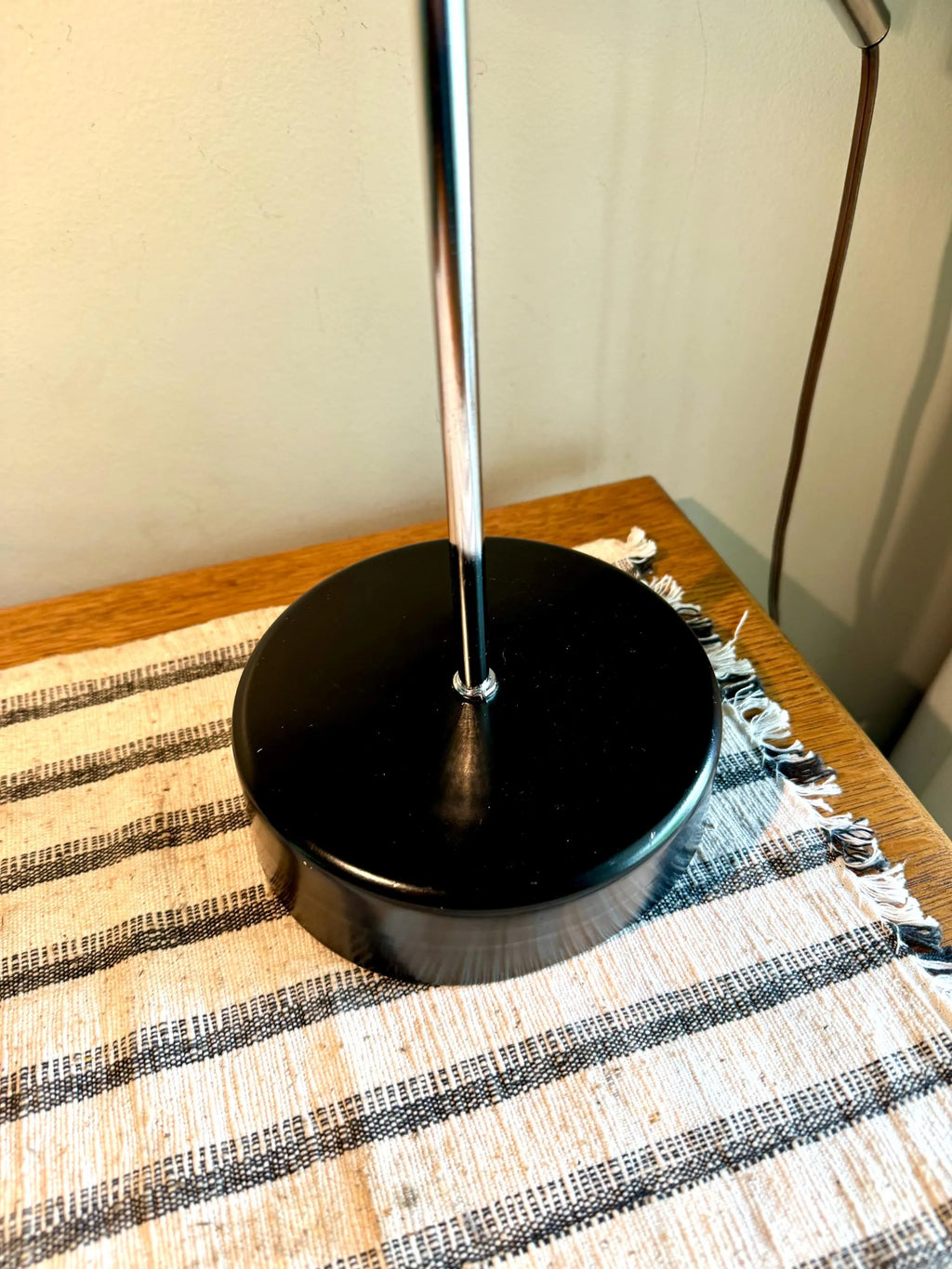 Vtg MCM Robert Sonneman Style Articulating Chrome Orb Lamp | R. Sonneman Adjustable Mid Century Modernist Table Lamp | MCM Eyeball Lamp