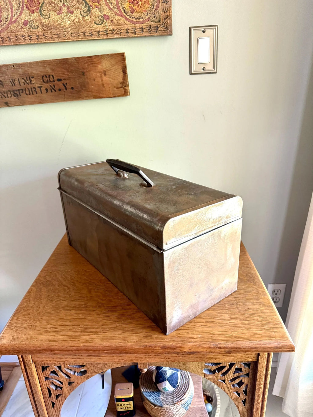 Vtg Distressed Heavy Duty Craftsman Tool Box | Rustic Craftsman 6500 Tool Box