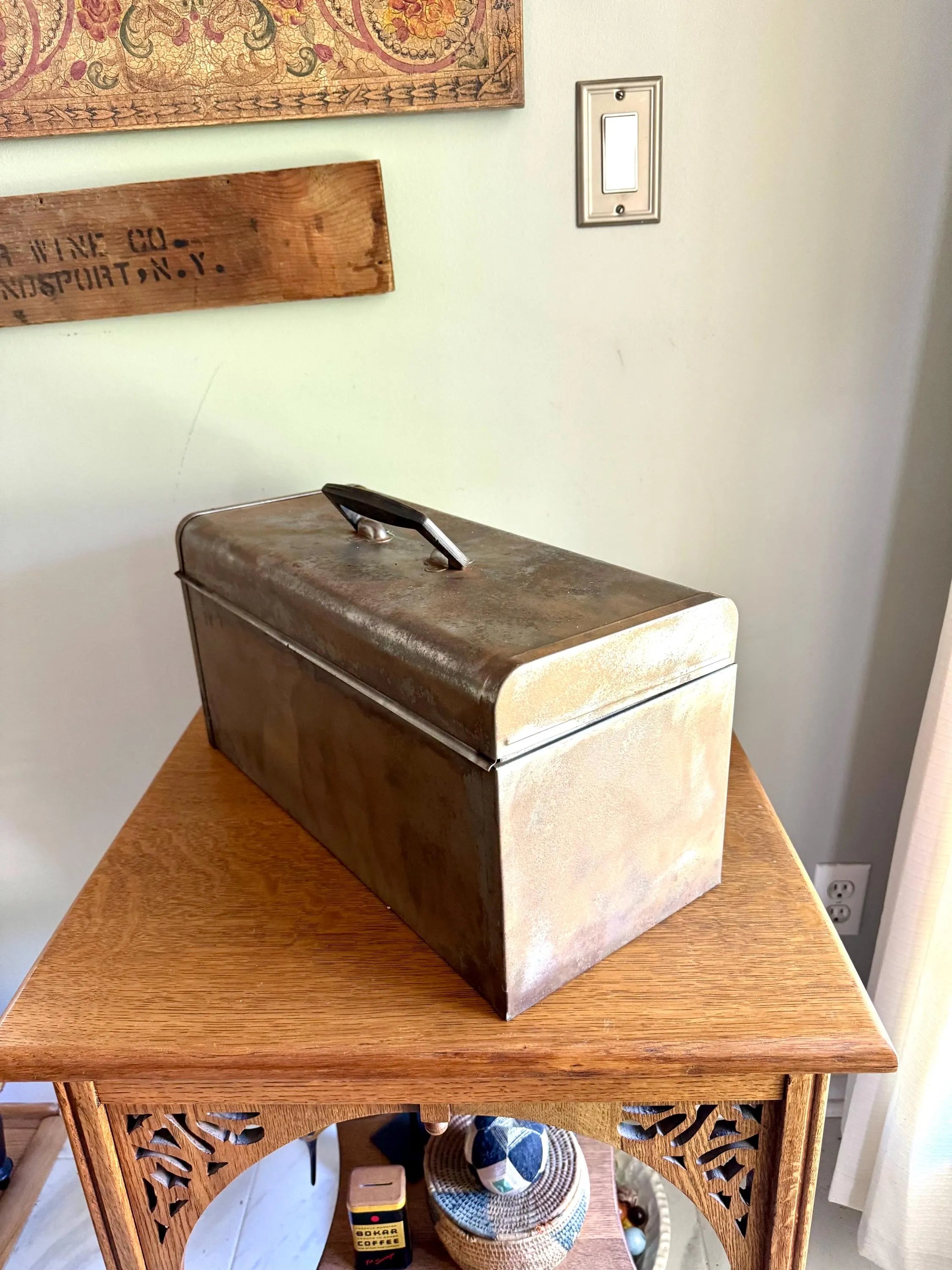 Vtg Distressed Heavy Duty Craftsman Tool Box | Rustic Craftsman 6500 Tool Box