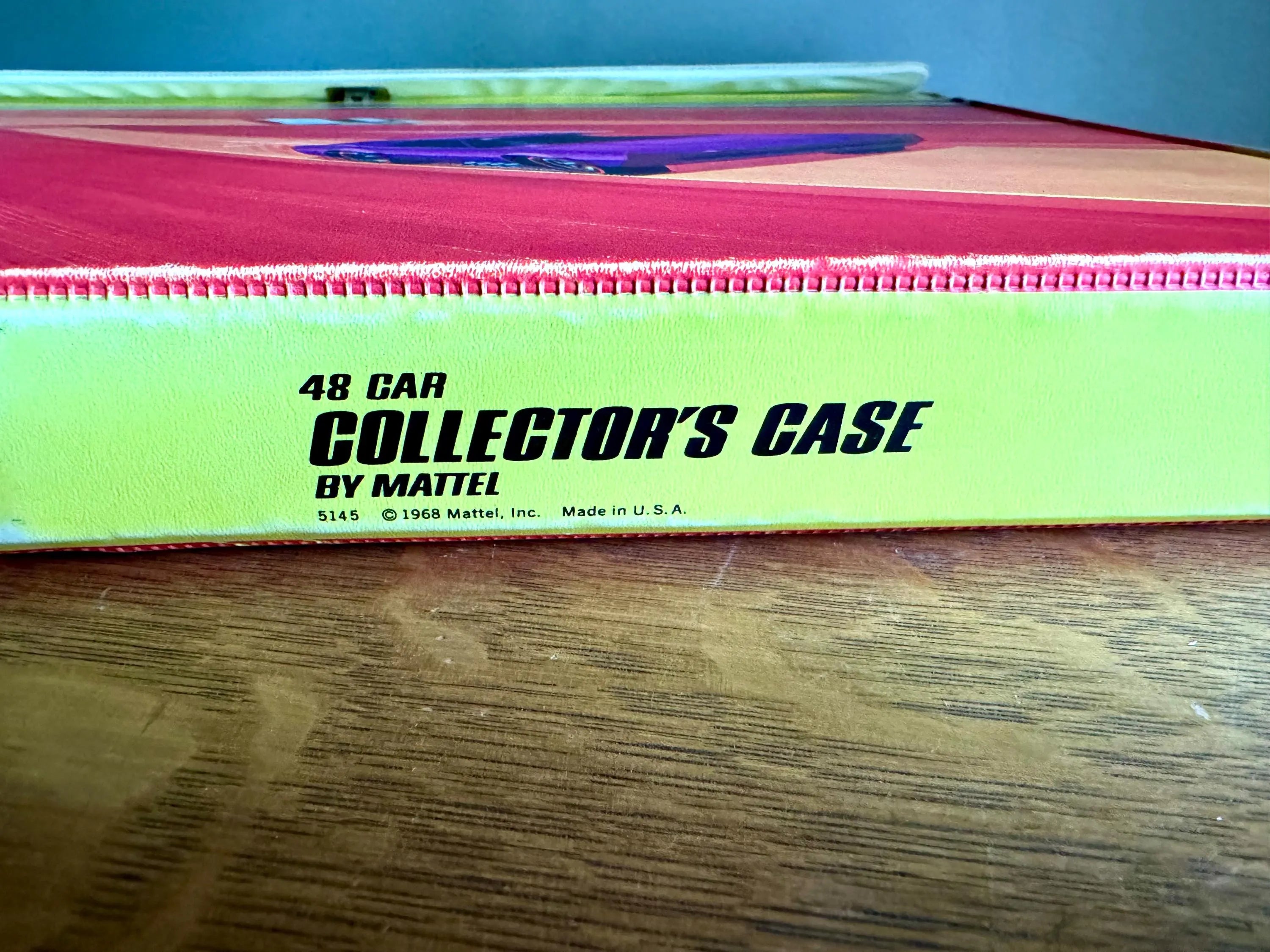 Vtg 1968 Redline Hot Wheels Collector's Case| 48 Compartment Hot Wheels Case | 60's Hot Wheels Collector's Case | Mattel Hot Wheels Case