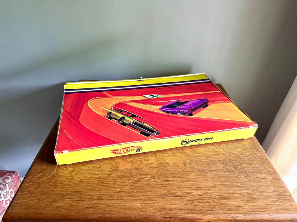 Vtg 1968 Redline Hot Wheels Collector's Case| 48 Compartment Hot Wheels Case | 60's Hot Wheels Collector's Case | Mattel Hot Wheels Case