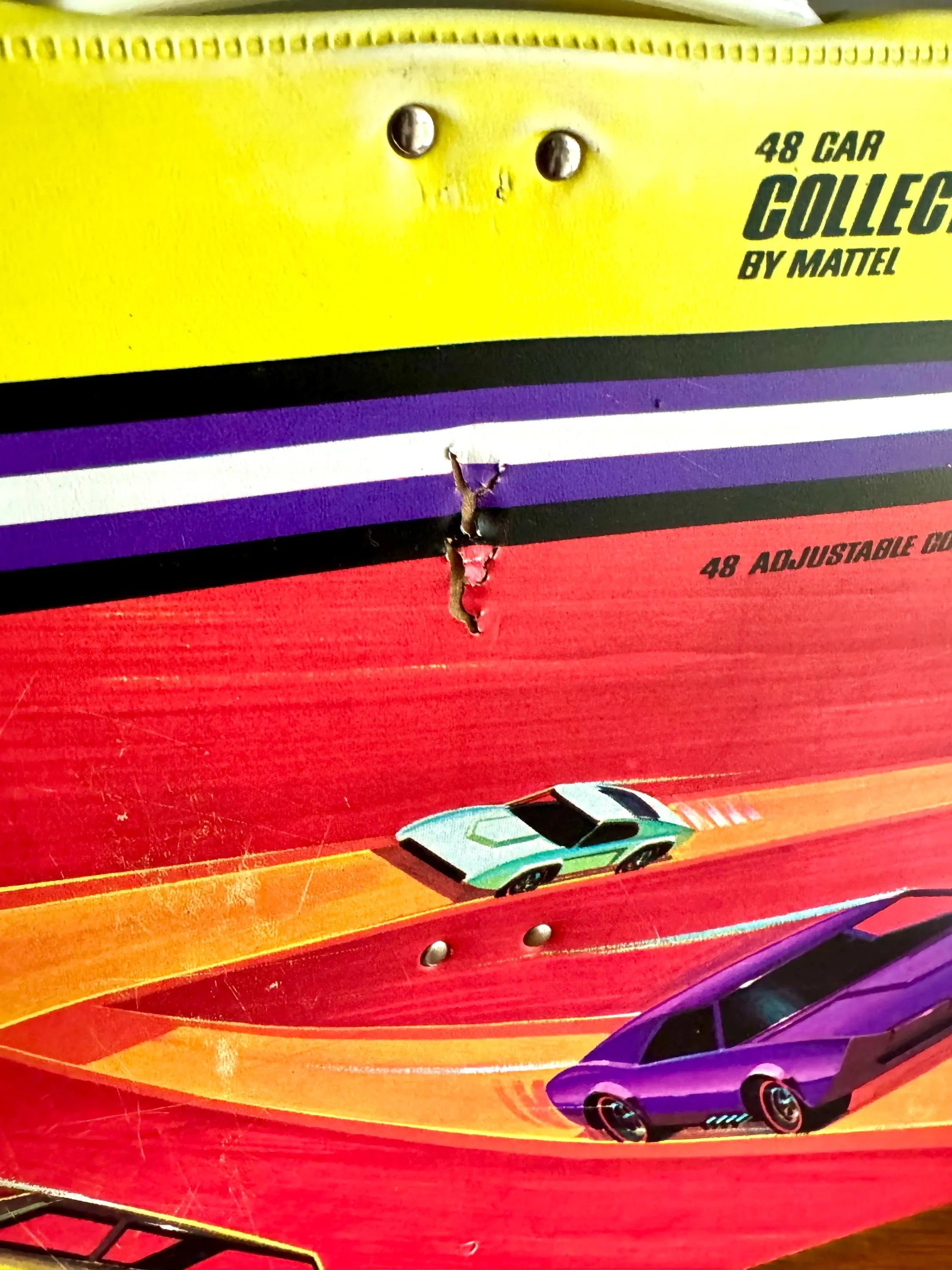 Vtg 1968 Redline Hot Wheels Collector's Case| 48 Compartment Hot Wheels Case | 60's Hot Wheels Collector's Case | Mattel Hot Wheels Case