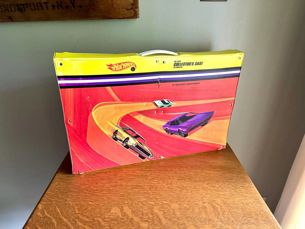 Vtg 1968 Redline Hot Wheels Collector's Case| 48 Compartment Hot Wheels Case | 60's Hot Wheels Collector's Case | Mattel Hot Wheels Case