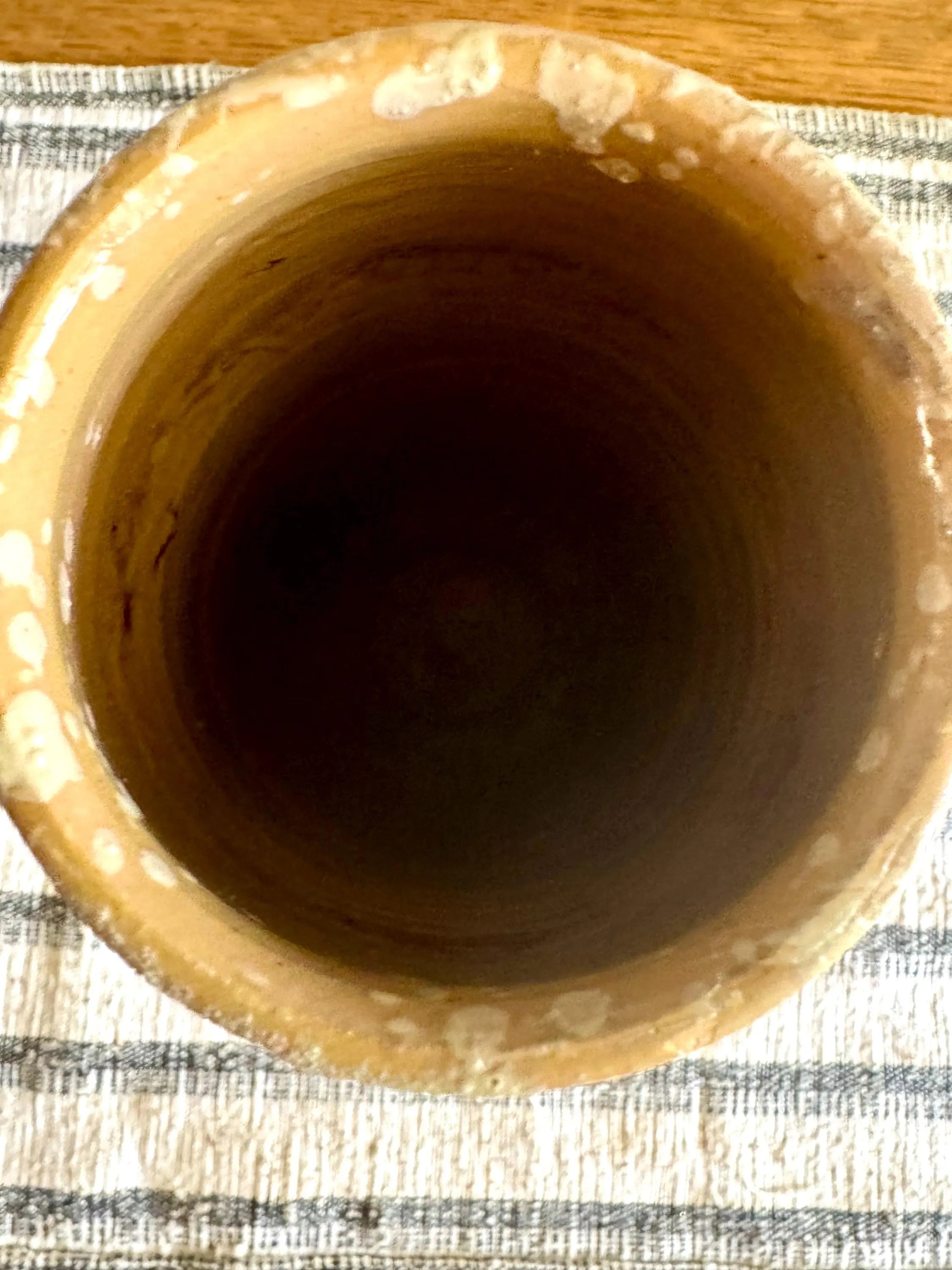 Vintage Italian Rossini MCM Vase | Rossini Abstract Geometric Textured Lava Glaze Vase | Italian MCM Textured Vase