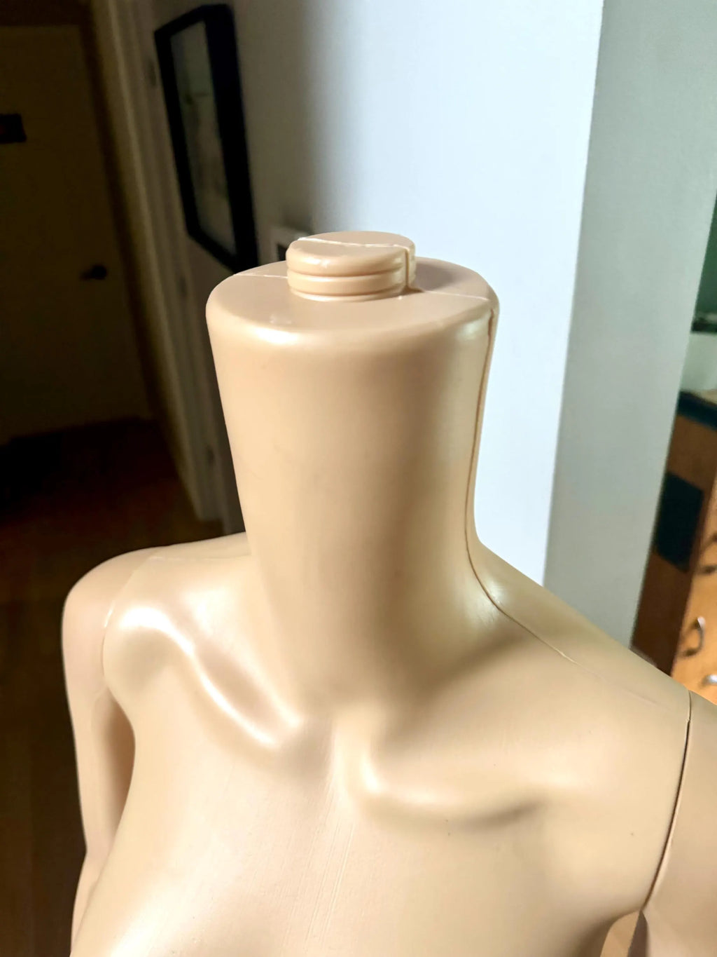 Vtg Plastic Full Size Mannequin | Detachable full Size Mannequin | Life size Mannequin | Shop Display | Headless Mannequin