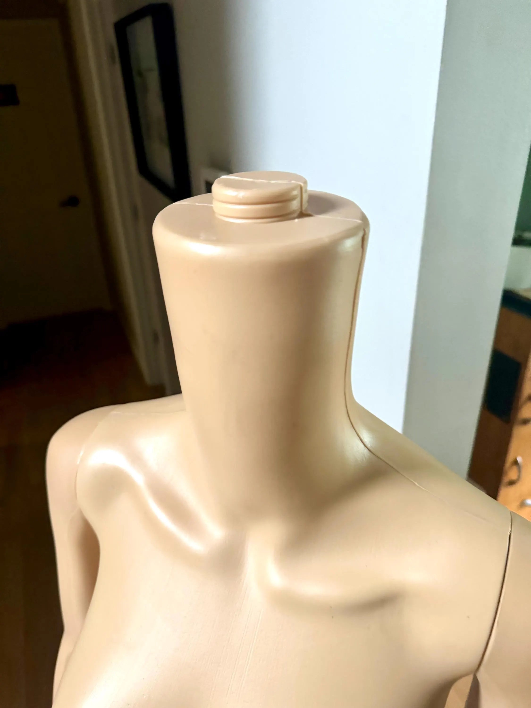 Vtg Plastic Full Size Mannequin | Detachable full Size Mannequin | Life size Mannequin | Shop Display | Headless Mannequin