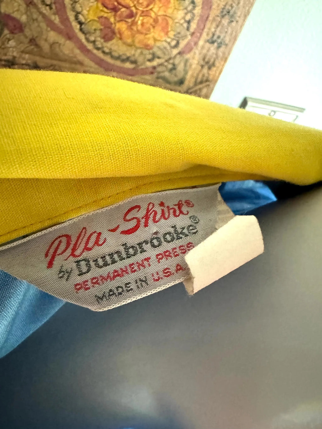 Vtg Embroidered Bowling Club Shirt | Blue and Yellow 50's Bowling Shirt | Boulevard Lanes Bowling Club Bowling Shirt (S/M) Hank's Shirt