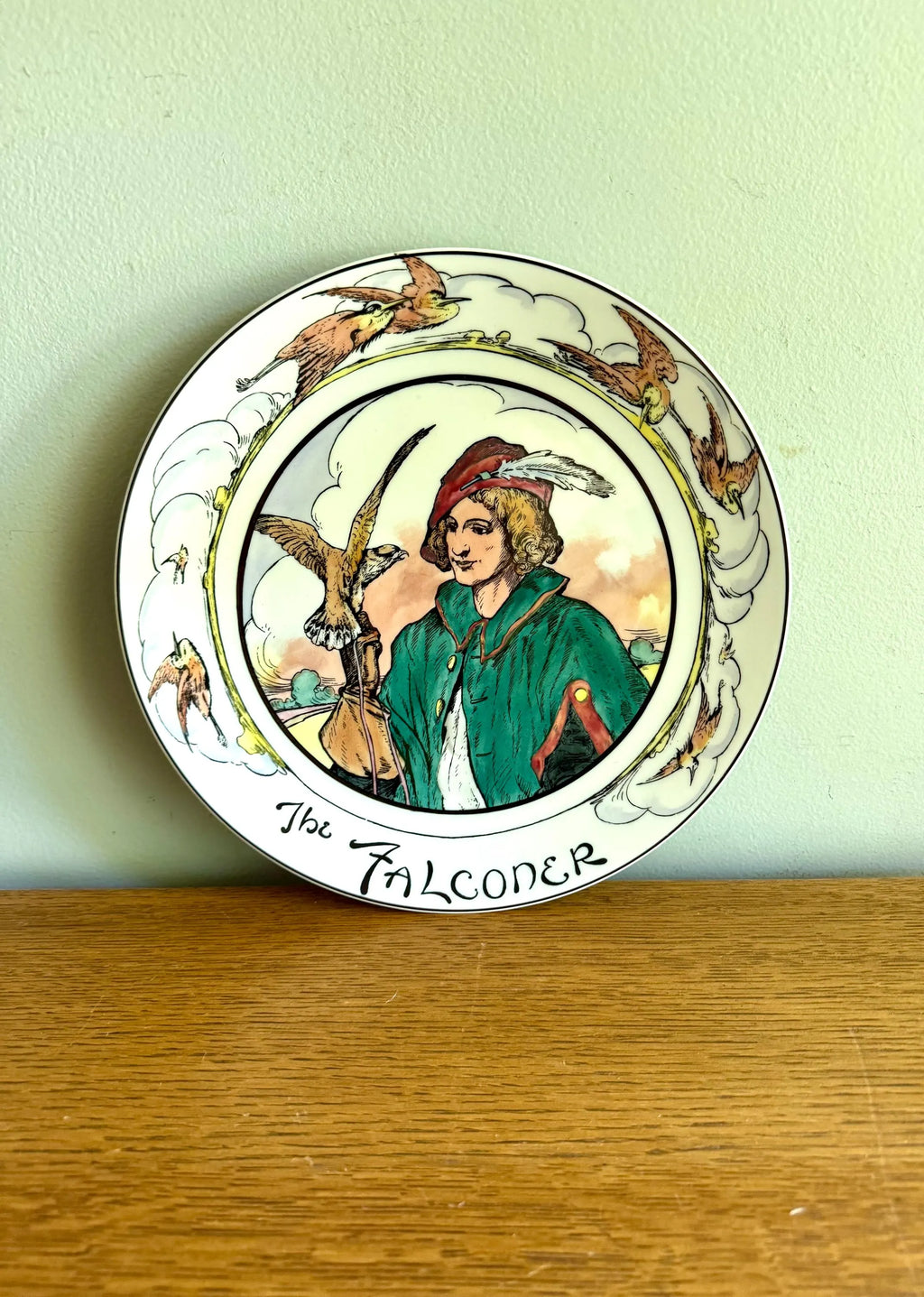 A Royal Doulton Collectible Plate | "The Falconer" Royal Doulton Series Plate | The Professionals Seriesware Collectible Plate