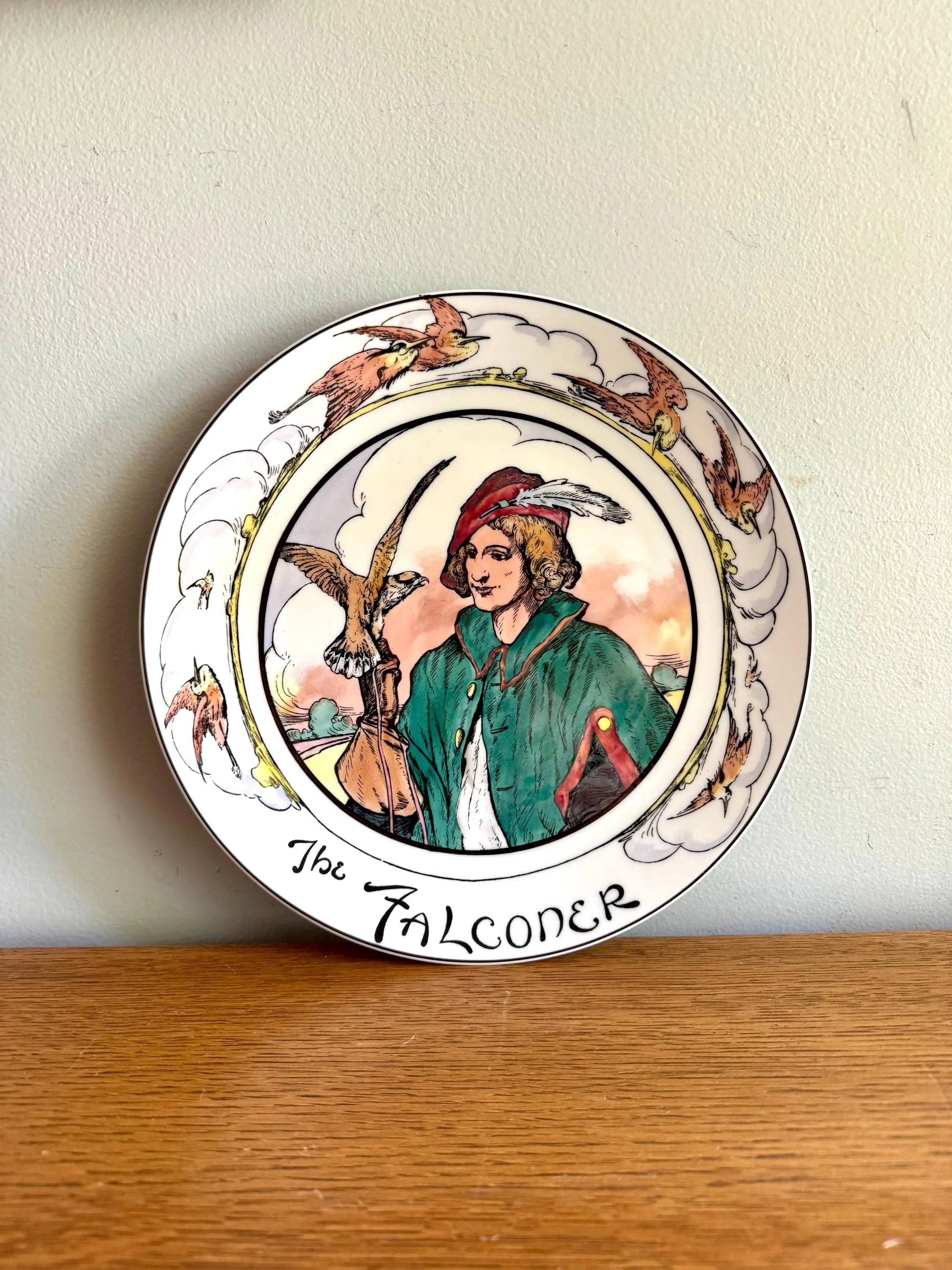 A Royal Doulton Collectible Plate | "The Falconer" Royal Doulton Series Plate | The Professionals Seriesware Collectible Plate