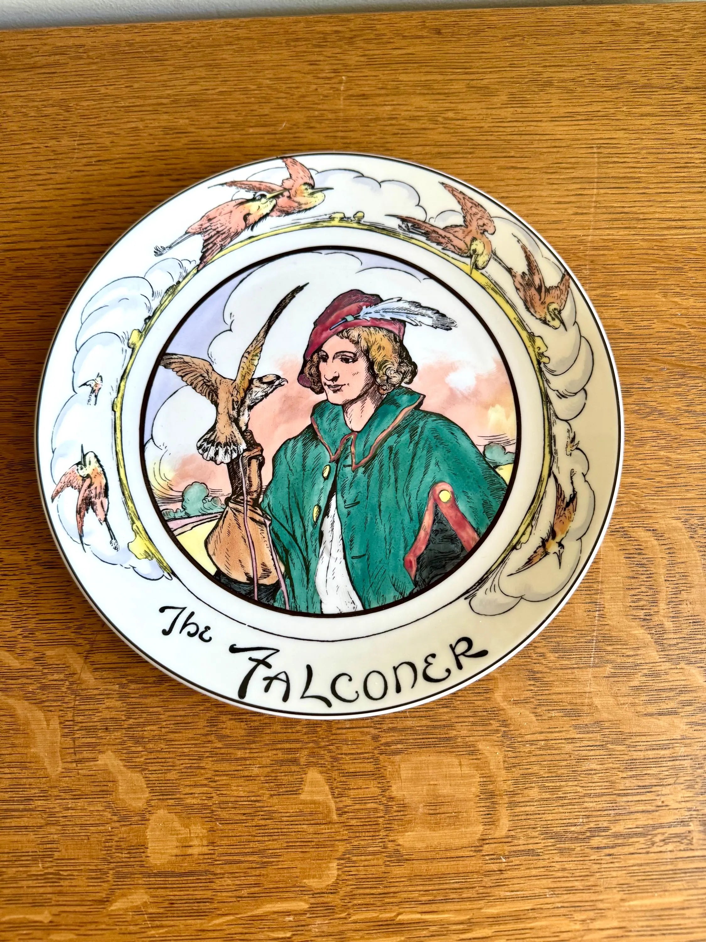 A Royal Doulton Collectible Plate | "The Falconer" Royal Doulton Series Plate | The Professionals Seriesware Collectible Plate