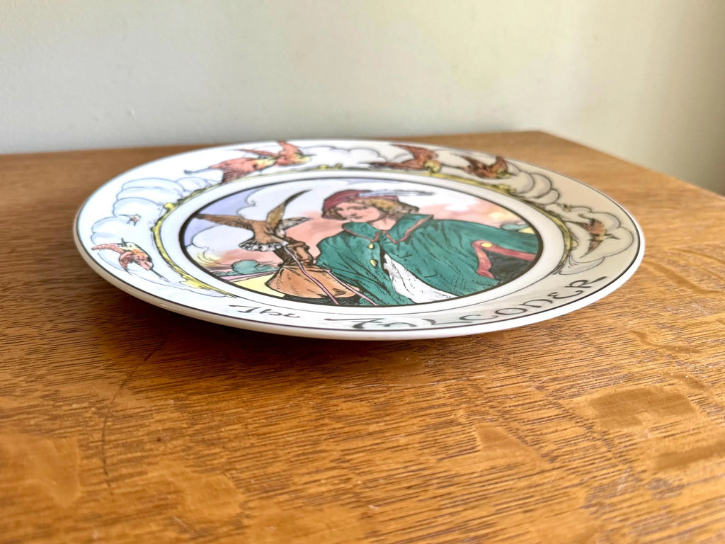 A Royal Doulton Collectible Plate | "The Falconer" Royal Doulton Series Plate | The Professionals Seriesware Collectible Plate