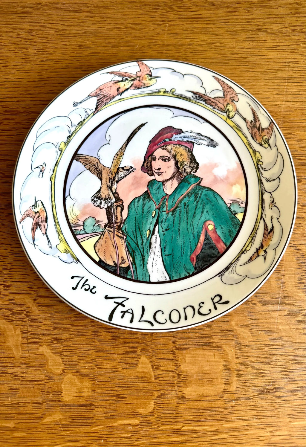 A Royal Doulton Collectible Plate | "The Falconer" Royal Doulton Series Plate | The Professionals Seriesware Collectible Plate