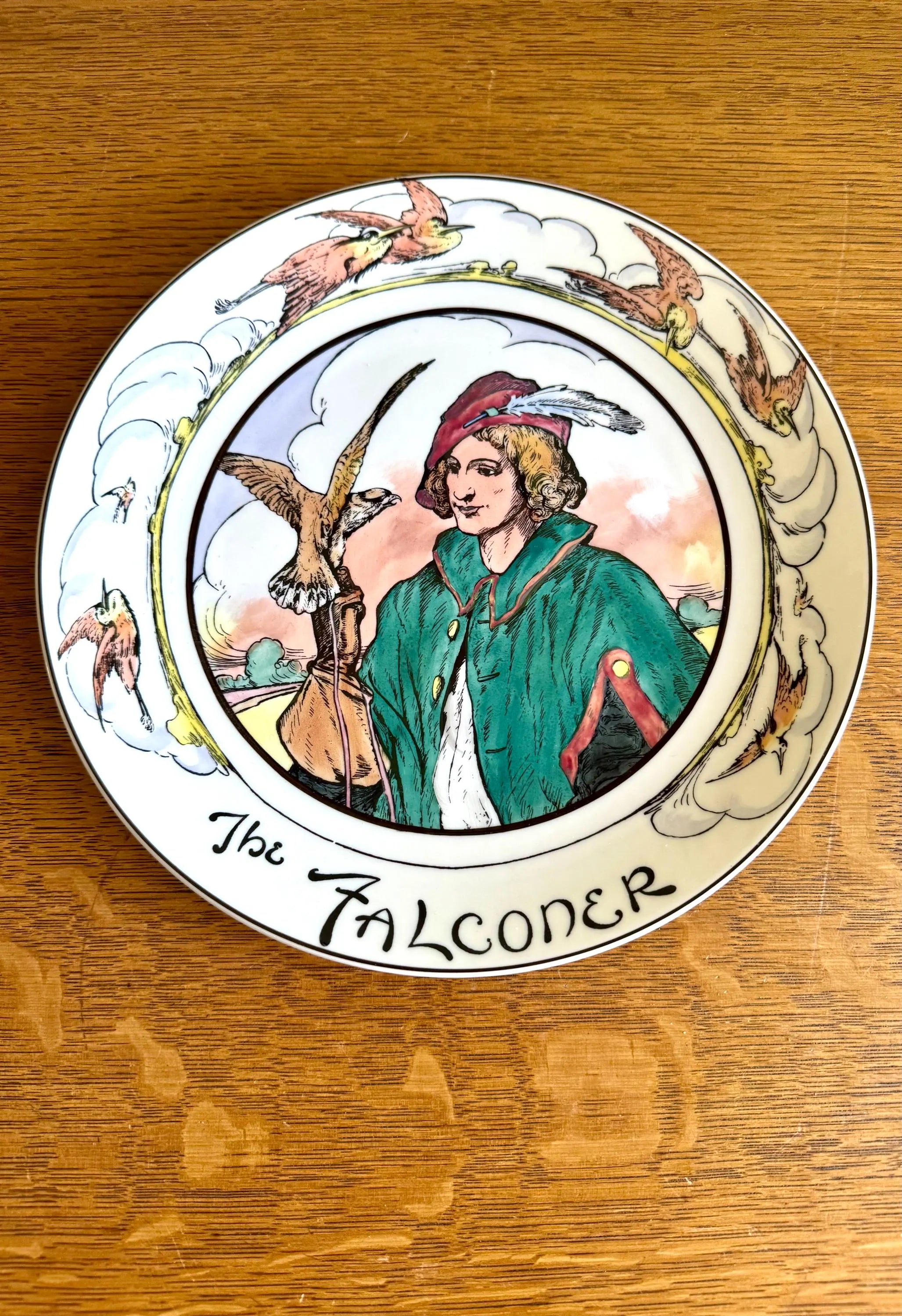 A Royal Doulton Collectible Plate | "The Falconer" Royal Doulton Series Plate | The Professionals Seriesware Collectible Plate