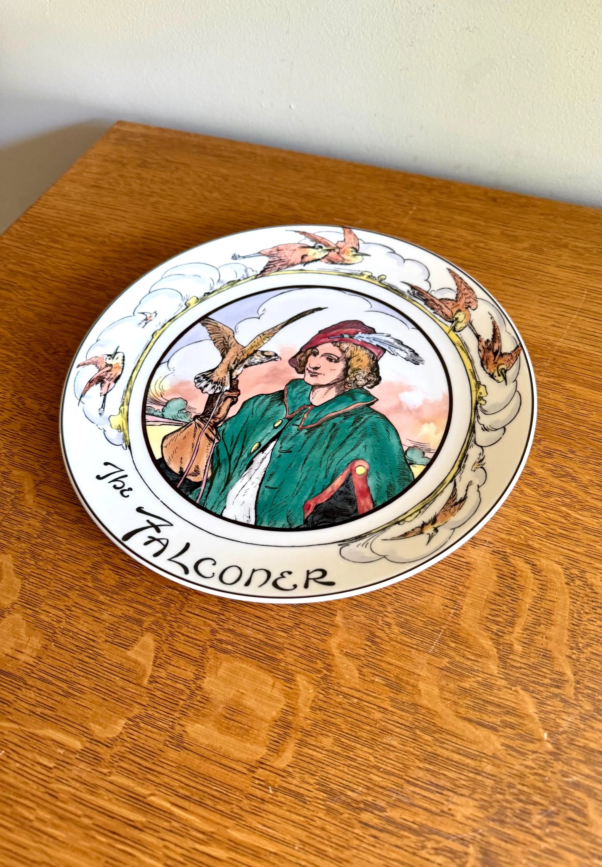 A Royal Doulton Collectible Plate | "The Falconer" Royal Doulton Series Plate | The Professionals Seriesware Collectible Plate
