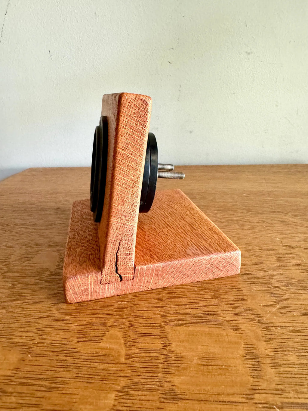 Vtg General Electric A.C. Volt Meter | A.C. Analog Volt Meter | Vtg GE AO-22 Volt Gauge in Wood Frame