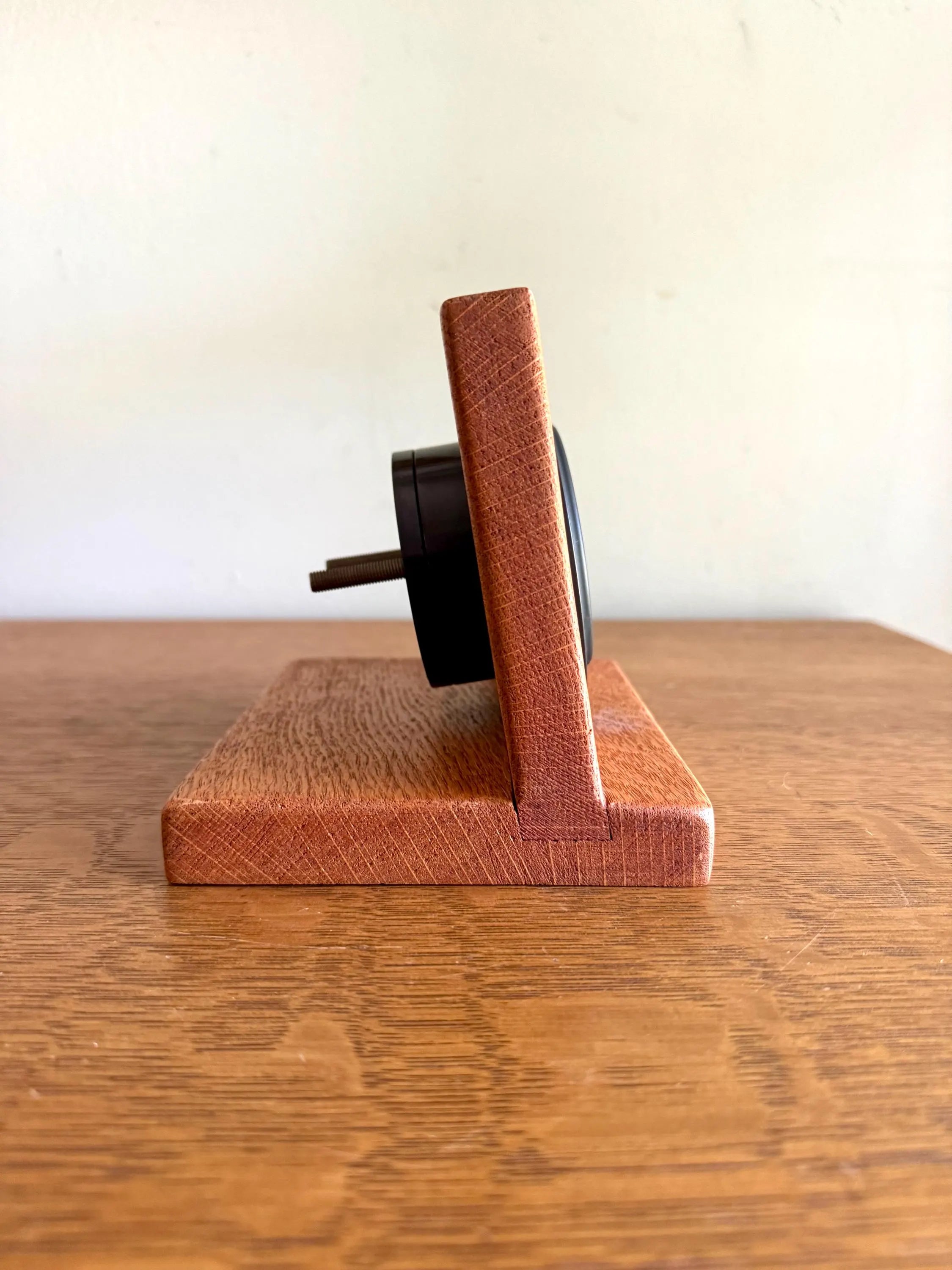 Vtg General Electric A.C. Volt Meter | A.C. Analog Volt Meter | Vtg GE AO-22 Volt Gauge in Wood Frame
